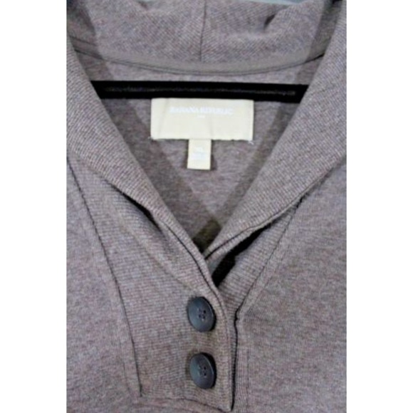 Banana Republic Brown Cowl Neck L/S Sweater Sz XL - Picture 3 of 3